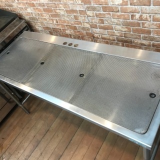業務用 ステンレス製 水切り台 1500×600×800 厨房 飲食店