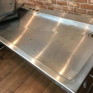 業務用 ステンレス製 水切り台 1500×600×800 厨房 飲食店