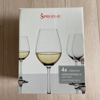 SPIEGELAU 　シュピゲラウ　白ワイングラス 4脚セット