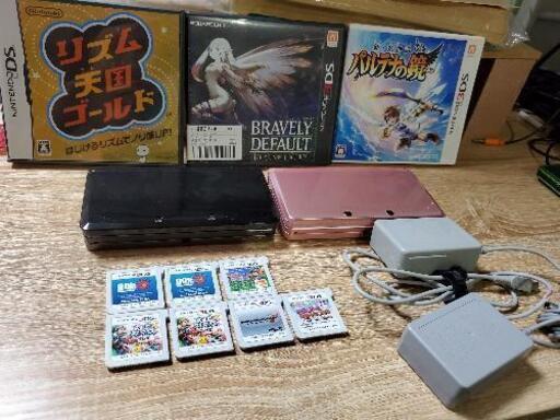 3ds 本体二台　動作確認済み　カセット各種