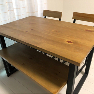 交渉中 LOWYA（ロウヤ）値下げ！ ダイニングテーブル セット 取りに来られる方限定