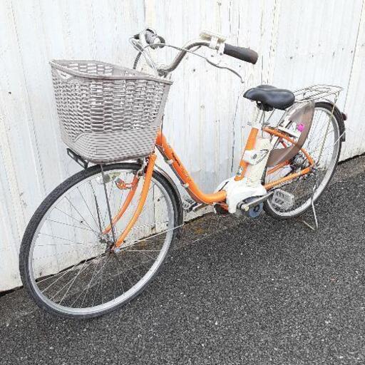 8月-18電動アシスト自転車　パナソニック　バッテリー　充電器　鍵1本　電動自転車