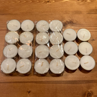 自然派ティーキャンドル　22個　蝋燭（お取引き中）