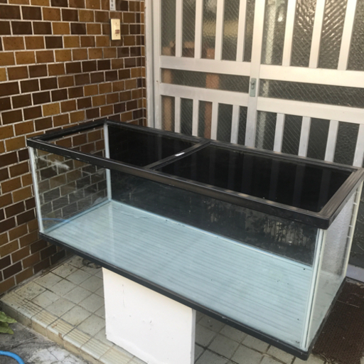 120㎝ガラス水槽 水漏れ無し