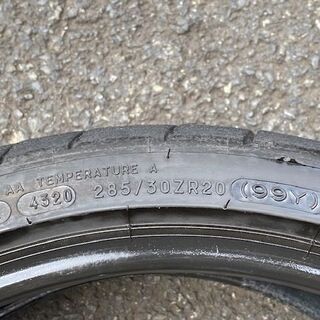 285/30R20 2本組 ミシュラン パイロットスポーツカップ2 | w2