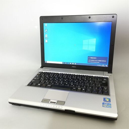 超軽量 即使用可 Windows10 中古良品 13.3型 ワイド液晶 NEC PC-VK17HBBCD ノートパソコン Core i7 4GB 無線 WiFi Office