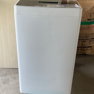 【ネット決済・配送可】全自動電気洗濯機4.5kg 【2019年製】