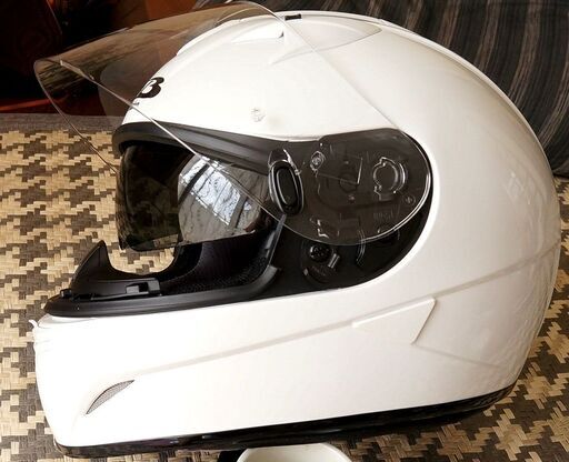 Arai RX-7 フルフェイスヘルメット ホワイト M カルドインカム付属