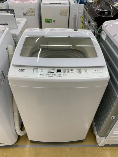 AQUA / アクア 8.0kg 風乾燥付 洗濯機 2018年 AQW-GV80G