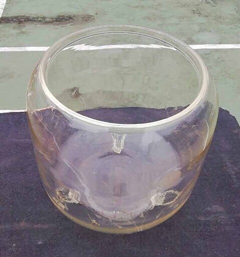 中古丸型ガラス金魚鉢 Takemura 北群馬のその他の中古あげます 譲ります ジモティーで不用品の処分