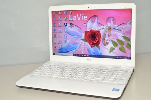ノートパソコン NEC LS350/L Windows10+office 新品爆速SSD256GB i3-3120M/4GB/ブルーレイ/USB3.0/15.6インチ/HDMI/無線/便利なソフト多数