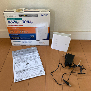 商談中　NEC  Wifi ホームルーター