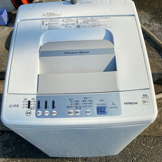 HITACHI 全自動洗濯機7キロ NW-R703 2017年製 説明書付き