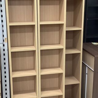 フナモコ スライド式本棚 ASA-92D NA ハイタイプ【ユーズドユーズ名古屋天白店】 J1038