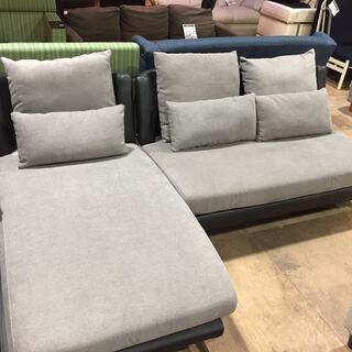 【愛品館市原店】ニトリ（NITORI）カウチソファ ポーション2GY【管理ISF009020－104】