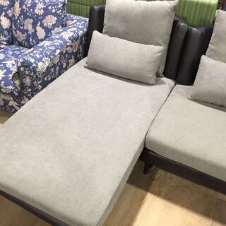 【愛品館市原店】ニトリ（NITORI）カウチソファ ポーション2GY【管理ISF009020－104】