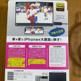 【ネット決済】iPhone用　HDMIコード