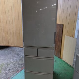 SHARP ノンフロン冷凍冷蔵庫 2017年製 SJ-PW41C-C シャープ/412L/5ドア