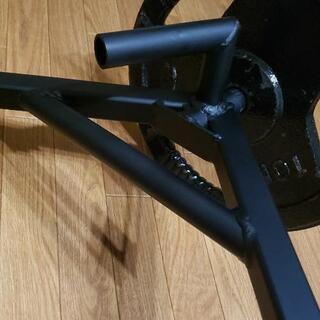 ヘックスバーベルスクワット(プレート28mm)