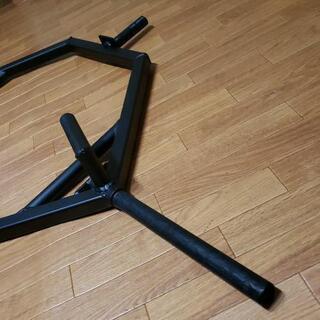 ヘックスバーベルスクワット(プレート28mm)