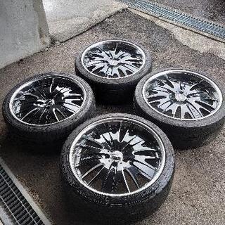 中古20インチアルミホイール、タイヤセット