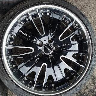 中古20インチアルミホイール、タイヤセット