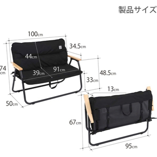 DOD グッドラックソファ 2人掛け ソファ チェア キャンプ DODのグッドラックソファで快適キャンプ - campdog のファミリー