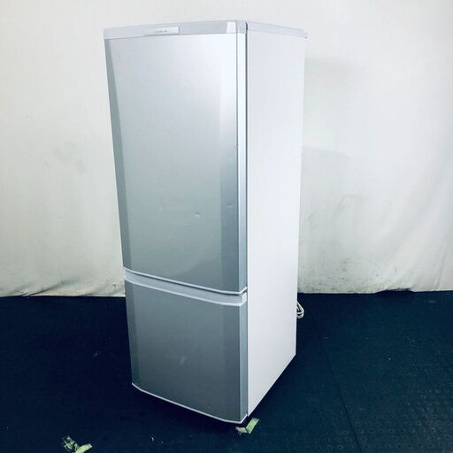 三菱 MITSUBISHI 冷蔵庫 一人暮らし 2011年製 2ドア 168L シルバー