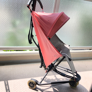 ベビーカー エアバギー クイニージャズエアー 【ピンク】レインカバー付き