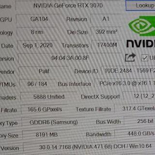 palit rtx3070 非lhr