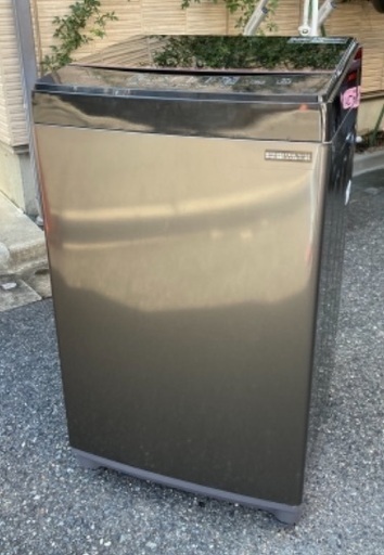 【RKGSE-575】特価！アイリスオーヤマ/6kg/全自動洗濯機/IAW-T603BL/中古/2021年製/当社より近隣地域無料配達