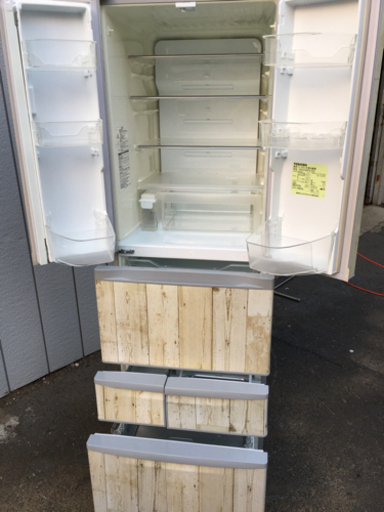 ■東芝 6ドア冷凍冷蔵庫 425L GR-F43FS 2013年製■自動製氷付 6ドア冷蔵庫 大型冷蔵庫 TOSHIBA