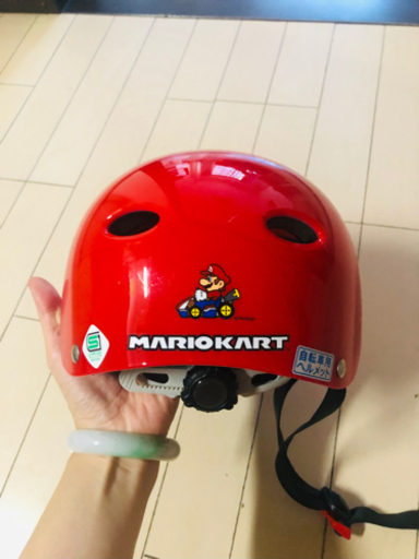 再募集　あさひデューリーブルー子供自転車とヘルメットセット