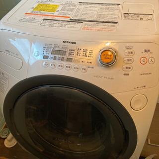 ドラム式洗濯乾燥機　洗濯9kg 乾燥6kg　東芝　TW-Z370L 