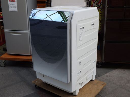 終了★SELE！SHARP ドラム式電気洗濯乾燥機 ES-P110-SL 2018年製 洗濯容量：11kg 乾燥容量：6kg 取扱説明書付き シャープ