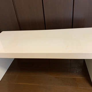 【ネット決済】白ローテーブル