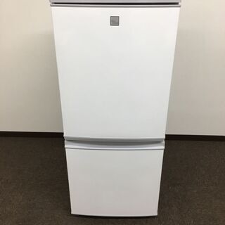 シャープ　ノンフロン冷凍冷蔵庫　SJ-14E6-KW　137L　...