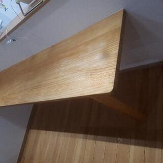 木製カウンターテーブル　中古　天板のみ　業者様やDIYが得意な方向け　