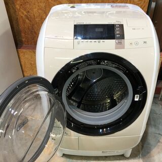 動作保証60日間あり】HITACHI 2014年 BD-V3700L 9.0kg / 6.0kg ドラム式