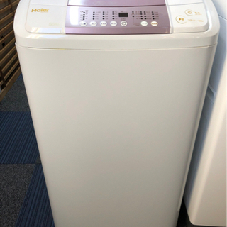中古□全自動電気洗濯機□ハイアール□5.5kg□2018年製