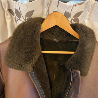 カンタベリー 羊革ムートンフルレザージャケット