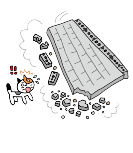 ✨危険なブロック塀を解体撤去します✨
