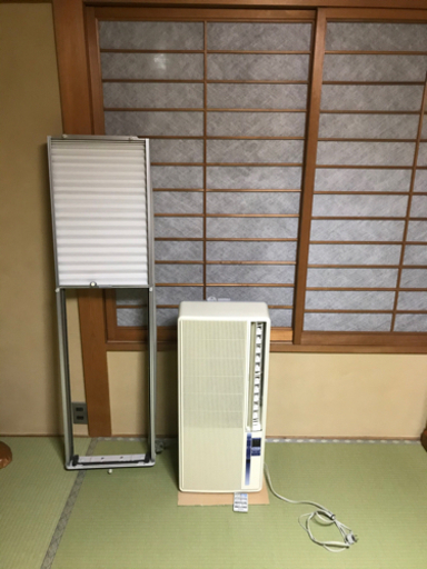 ウインド型エアコン窓取り付け型冷房専用エアコンコロナ製 Kei 星田の季節 空調家電 エアコン の中古あげます 譲ります ジモティーで不用品の処分