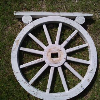 インテリア　ガーデン　車輪　