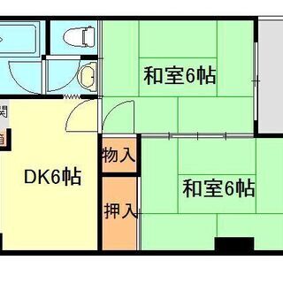 エレベーター付。 敷金礼金なし。水道料金無料。 の画像