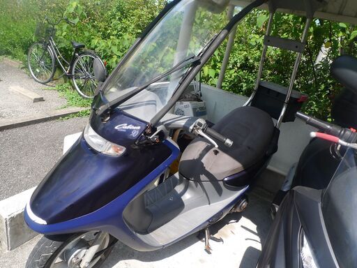 商談中)レア！！(ホンダ)キャビーナ2スト屋根付きバイク