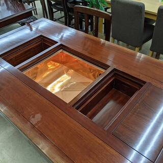 【お値下げ致しました！！】堺 ダイニング4点セット☆囲炉裏式☆