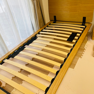 【ネット決済】無印　木製ベッドフレーム　シングルサイズ