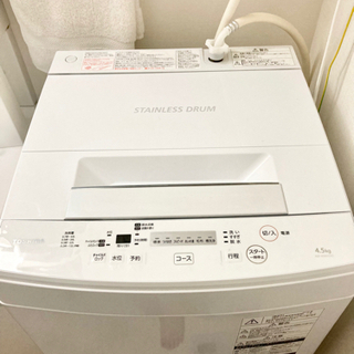 2018年製4.5kgTOSHIBA 洗濯機　AW-45M5