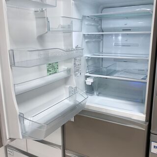 6か月間動作保証付 TOSHIBA 5ドア冷蔵庫 410L 2017年製 GR-K41GXVEL【